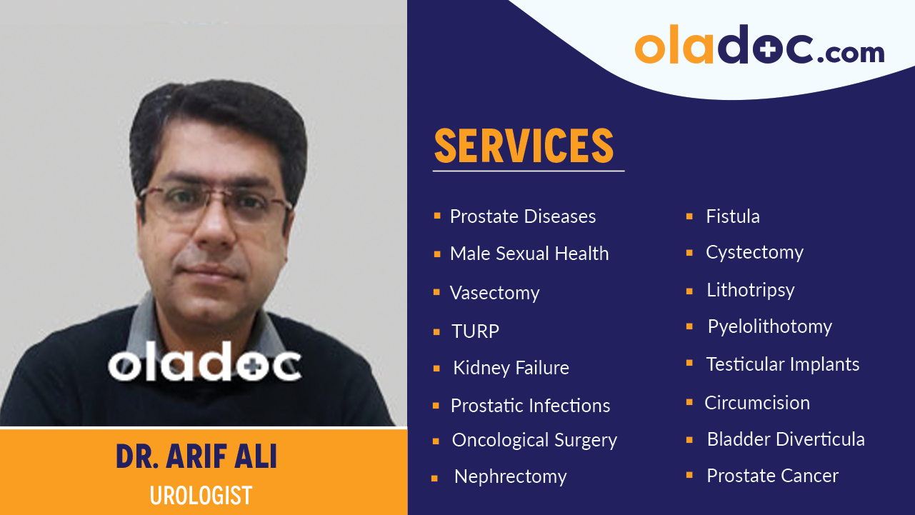 Services provided by Dr. Arif Ali